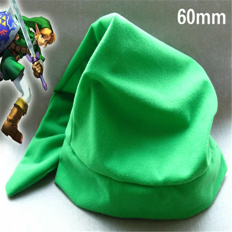 Game Legends Of Zelda Figure Cosplay Prop Hat Link Green Hat Kawaii Decoration Ornament Children Birthday Christmas Gift