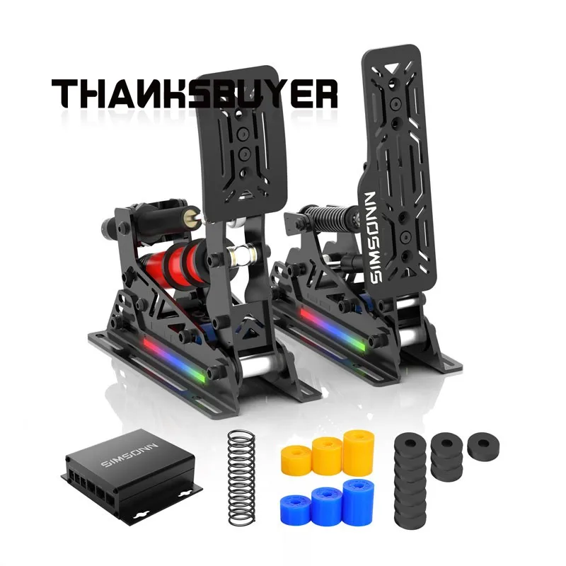 SIMSONN Pro X Ultra Hydraulic 2 Pedals 3 Pedals High Precision Racing Game Simulator Pedals