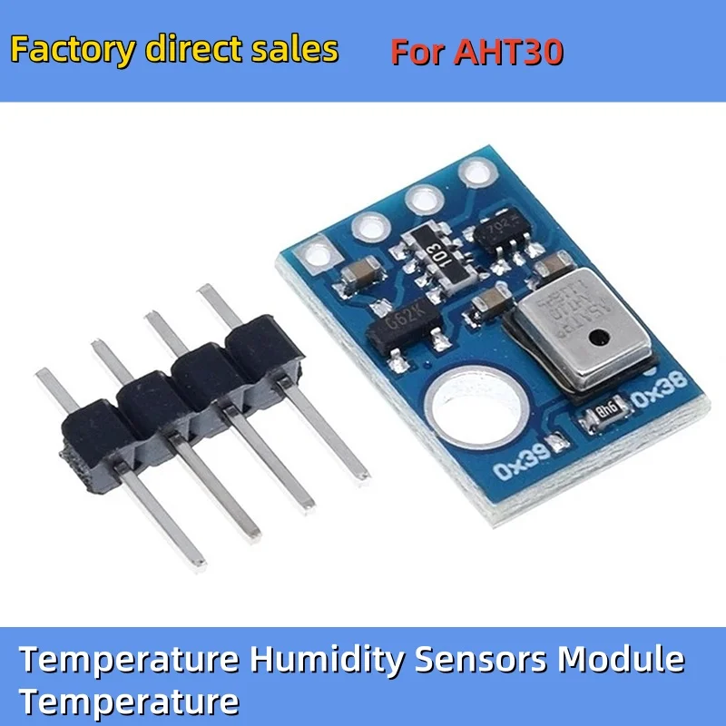 1pcs AHT30 Temperature Humidity Sensors Module Temperature And Humidity Probe I2C Digital Signal High Precision For Arduino