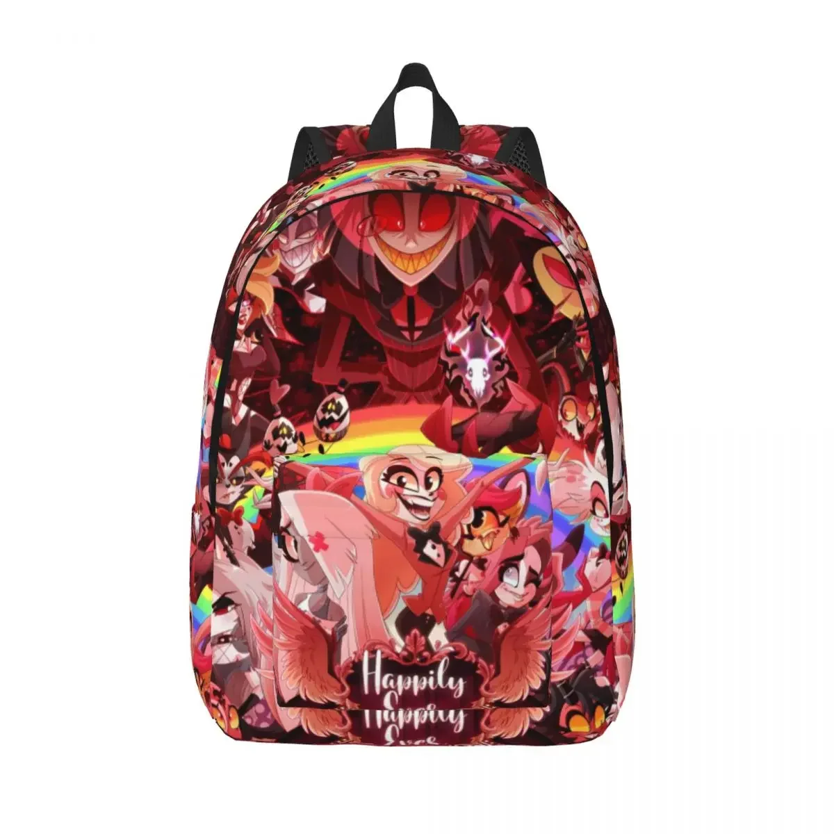 Helluva Boss Cartoon Backpack for Men Women Teenage Student Daypack Millie Blitzo Moxxie Loona Laptop Shoulder Bag Sports