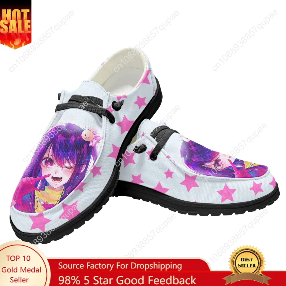 

Oshi No Ko Casual Shoes Anime Cartoon Cute Flat Shoe Men Woman Breathable Outdoor Lightweight Footwear Couple Custom Made Shoe