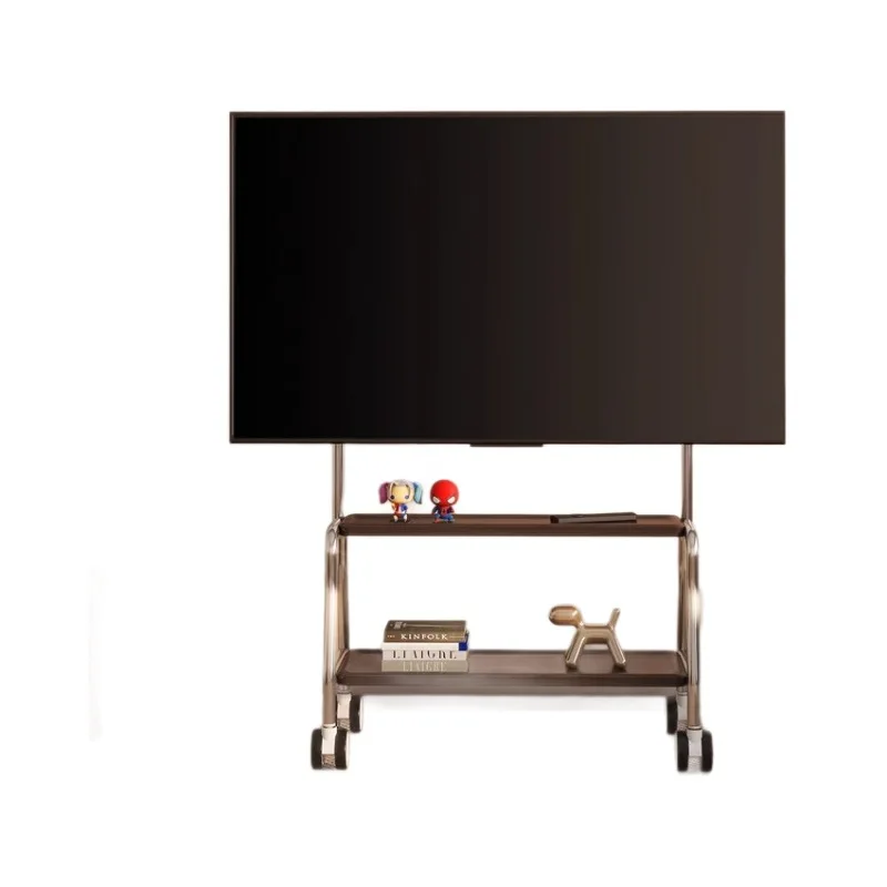 

TV mobile bracket, floor-to-ceiling vertical, with wheel hole board
