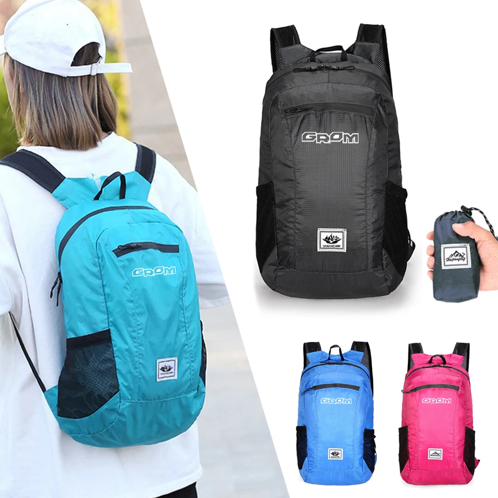 For Honda Grom Msx125 Msx 125 Parts Water-Proof Mini Foldable Backpack Bag Motorcycle Accessories