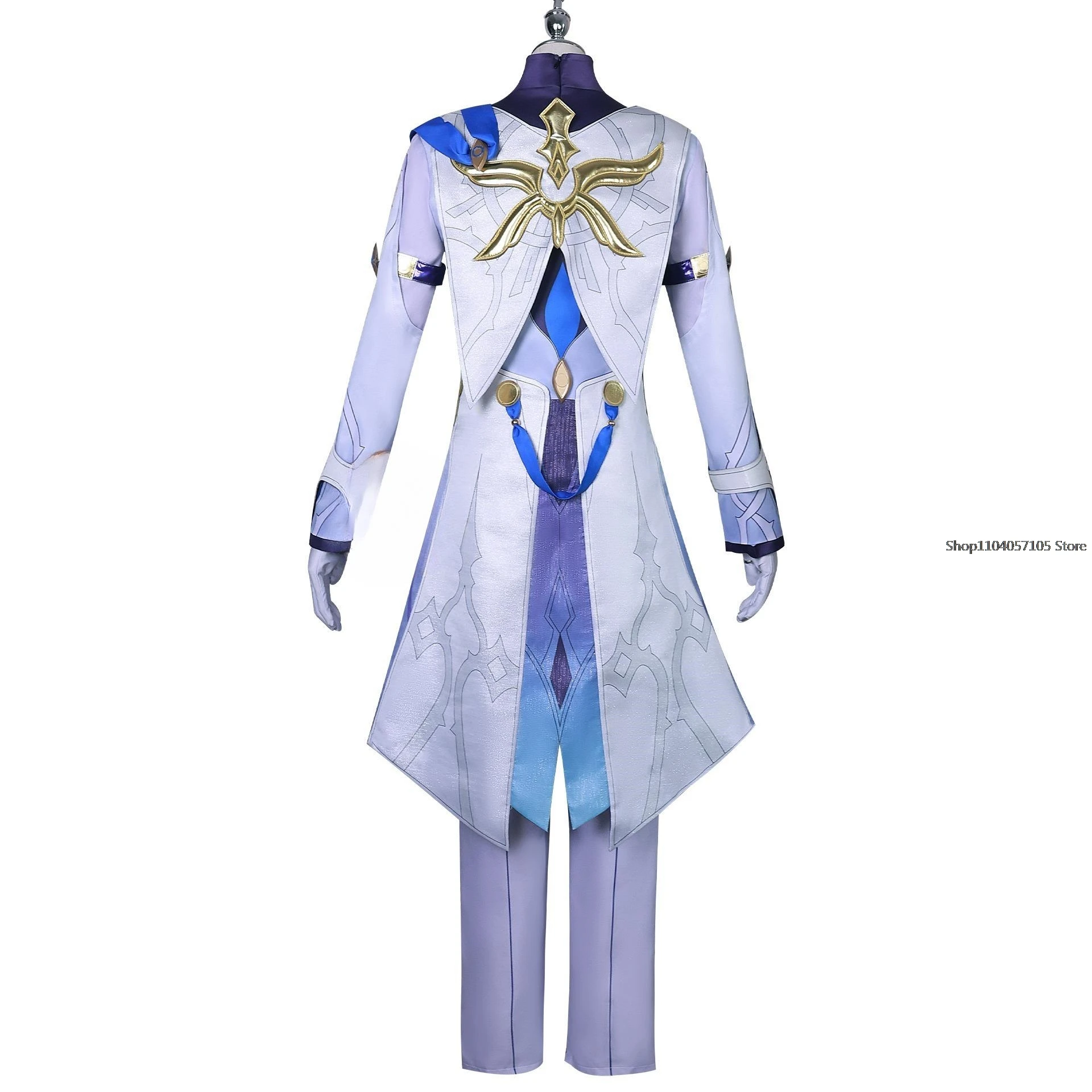 Honkai disfraz de Cosplay de Star Rail para hombres y mujeres, peluca, uniforme, tocado, anillos, pendientes, accesorios de fiesta de Halloween, juego de rol