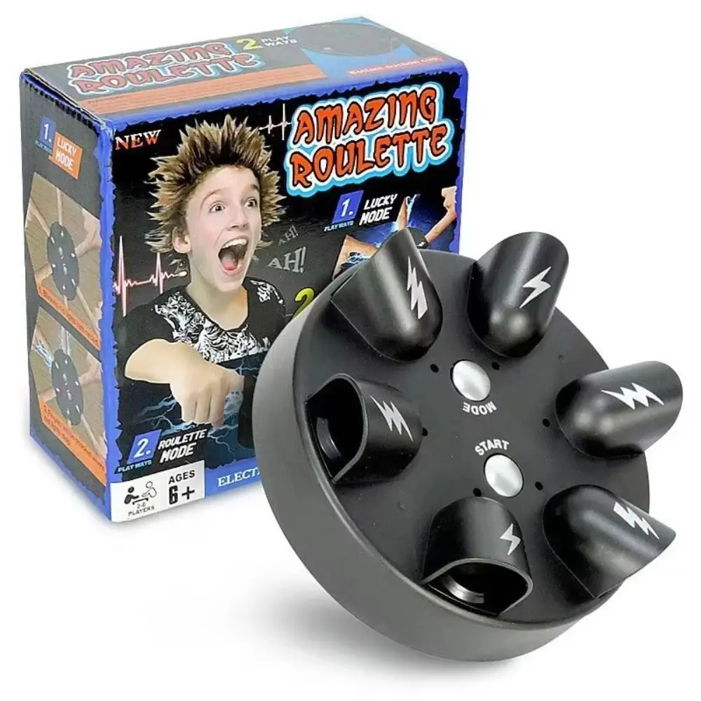 Punishment Electric Shock Finger Game Funny Interesting Finger Game Machine Tricky Props Electric Shocking Roulette