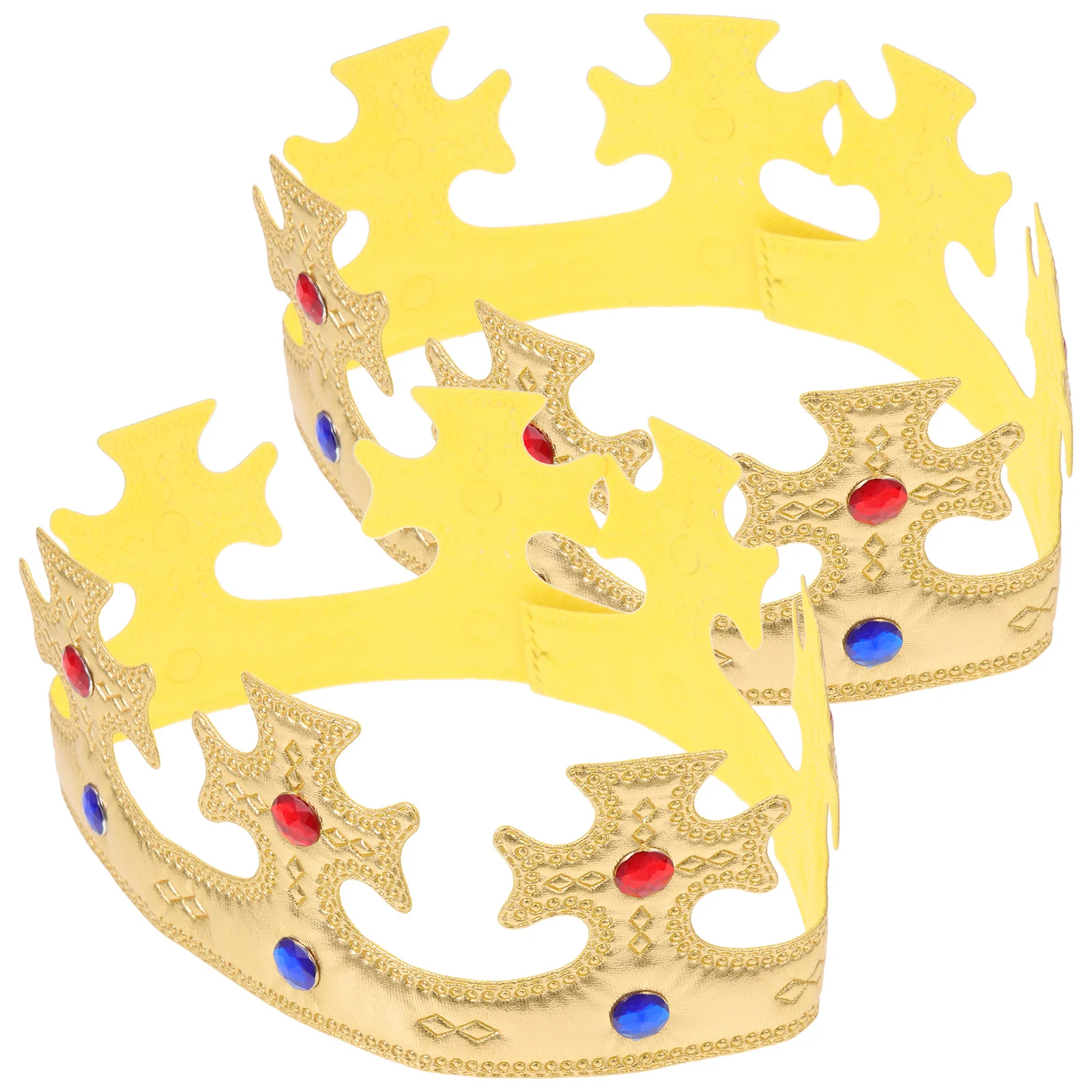 

2Pcs Birthday Crowns Party Hats Decorative Headdresses Perfect Birthday Accessories for Fun Hats for Party