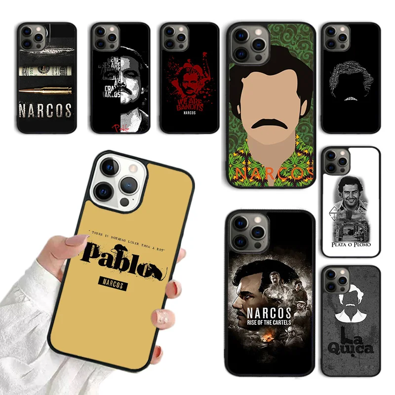 Pablo Escobar Narcos Phone Case For iPhone 15 SE2020 11 12 13 14 Pro Max Mini Cover For iPhone XS Max XR 6 7 8 Plus coque Fundas