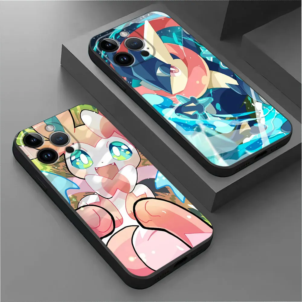 Case For Apple iPhone 13 11 15 Pro Max 14 Plus 12 Mini XR 7 8 X XS 6S 6 SE Soft Phone Cover TPU Funda Pokemon Bulbasaur Anime