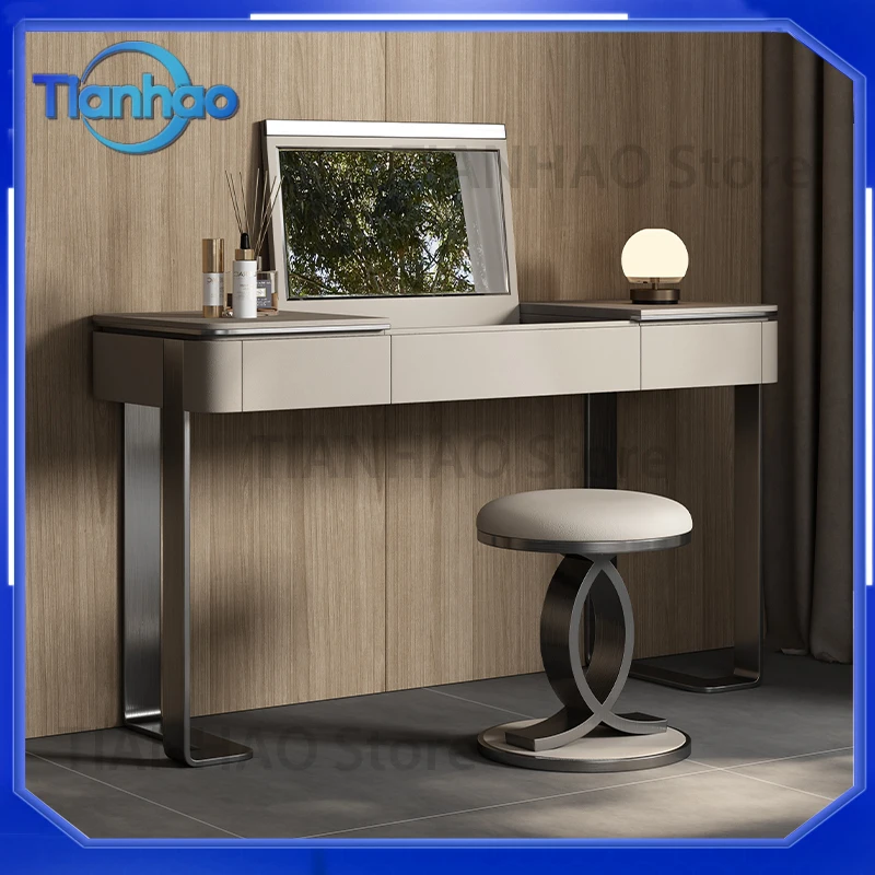 Modern European Luxury Dressing Table for Women Comfortable Bedroom Dressing Table System Mesa De Maquillaje Home Furniture