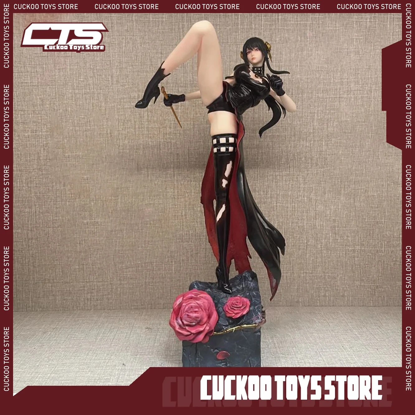 

37cm SPY×FAMILY Anime Figure Yor Forger Collectible Model Toy Beautiful Girl Figurine Desk Decoration Gift for Boys