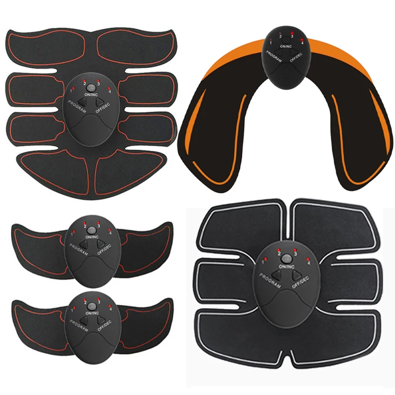 Electric Wireless Muscle Trainer Battery 8 Pack 6pack Abdominal Muscle Trainer Male and Female Fitness  Massager