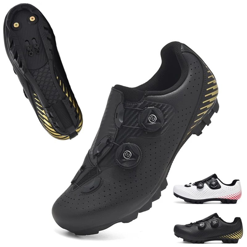 

Cycling Flat MTB Shoes Mountain Sneakers Men Footwear Dirt Bike Racing Clit Bicycle Woman Road Spd Speed Cleat Biking