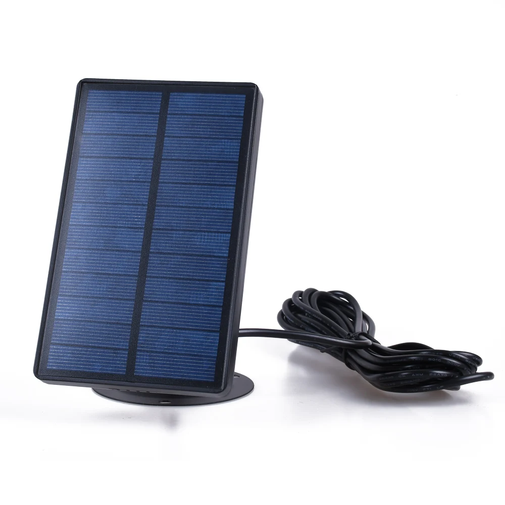 Outdoor Solar Panel Charger Hunting Trail Camera Battery Charger 9V Output For Suntek HC-300M HC-700M HC700G Hunting Cameras