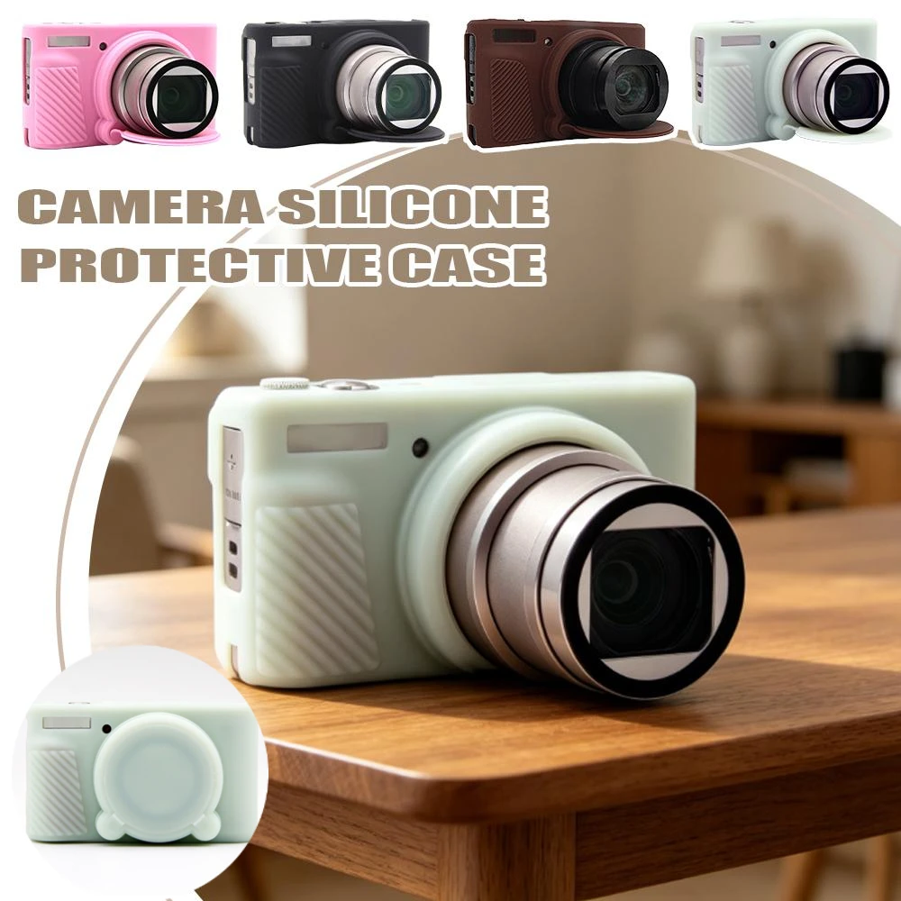 Case For Canon SX740 SX730 Camera Soft Silicone Protective Body Case Skin Camera Bag With Lens Cap For Canon SX740 SX730