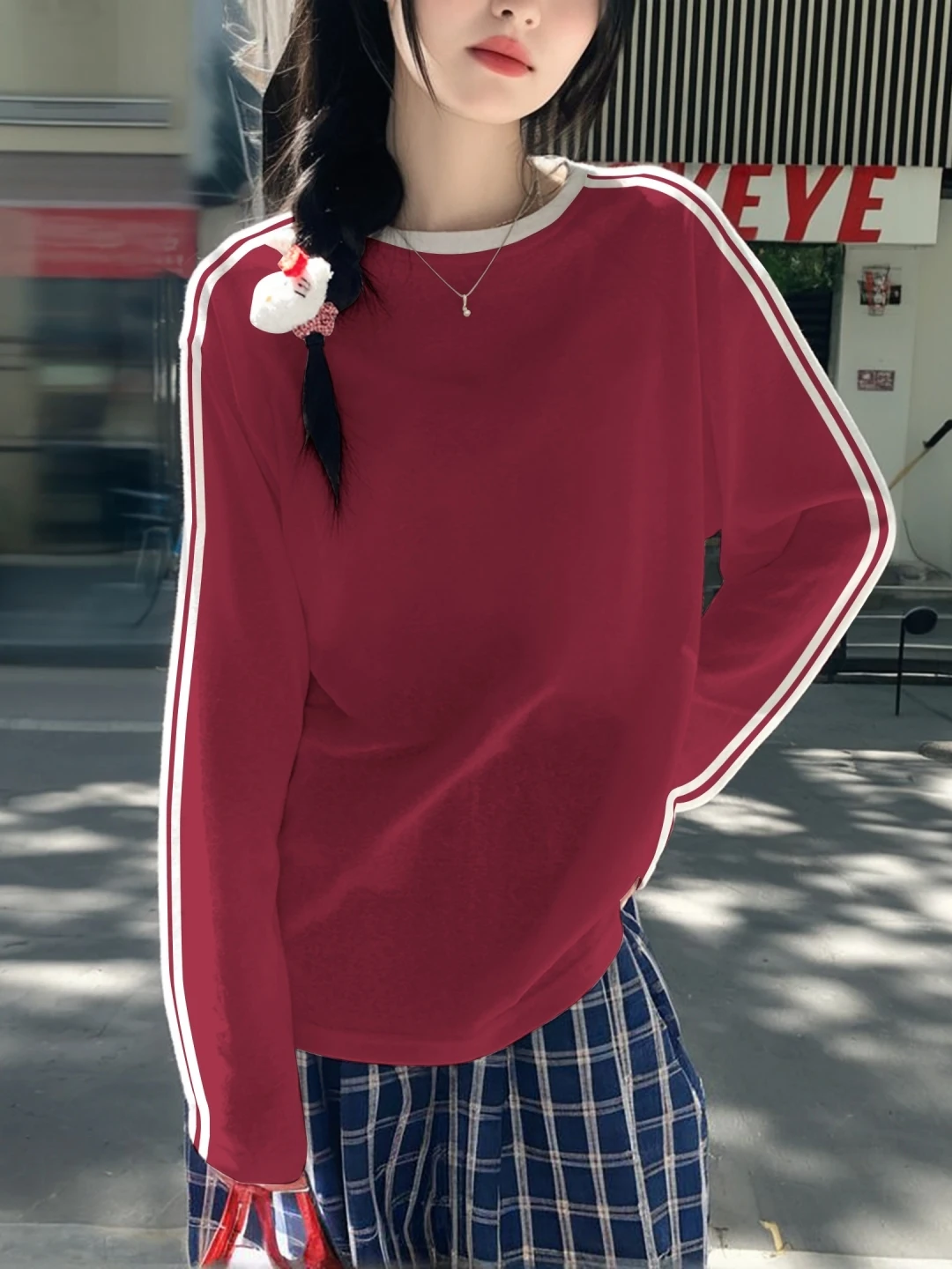 Sun Protection Long Sleeve T-Shirt Women's Summer Loose Casual Mid-Length Thin Transparent Clothing Cover up Breathable