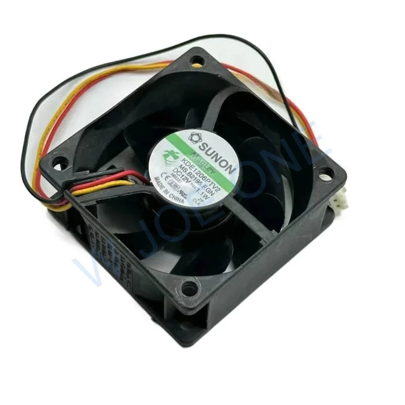 W+ ДЛЯ SUNON KDE1206PTV2 MS.B2195.F.GN DC 12 В 1,1 Вт 3-проводной 60X60X25 мм охлаждающий вентилятор для сервера