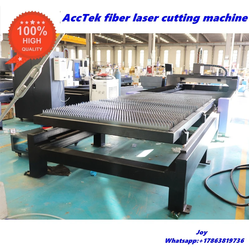 1KW 2KW 3KW 4KW 6KW 12KW Exchange Table Fiber Laser Cutting Machine For Steel AKJ1530FC