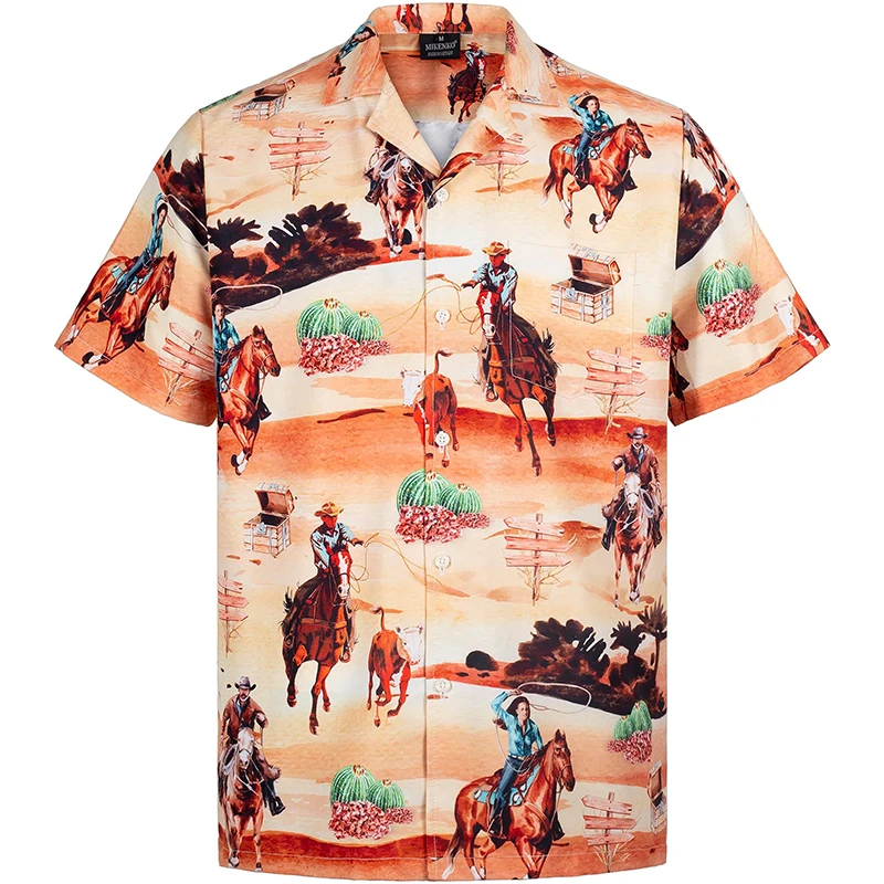 Full Print Beer Graphic Hawaiian Shirt - Image 3