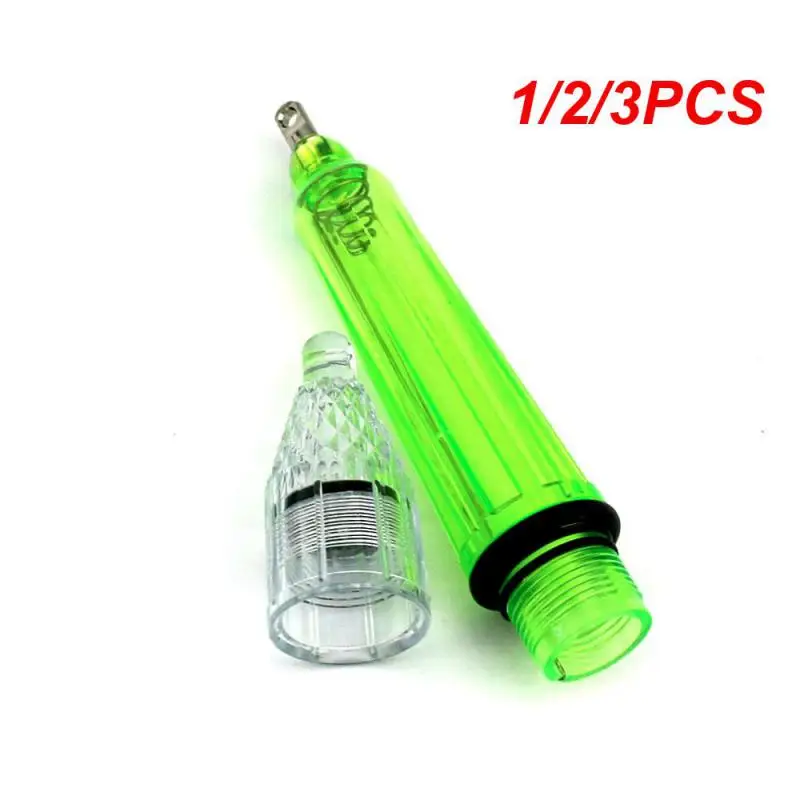 1/2/3PCS Fishing Lamp Overall Pressure Resistance Anti-riot Fishing Accessories With Waterproof Rubber Ring Led Luminous Tube