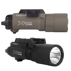 Tactical Surefir Style X300U X300 Ultra X300U-A Flashlight for Pistol Light Airsoft Helmet Light Torch Strobe 800 Lumens