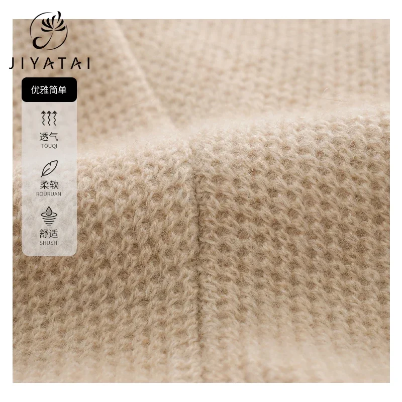 100% Cashmere Sweater Cardigan Women Winter Warm Soft High Quality Fashion Luxury  Single Breasted  V-Neck Design Clothing