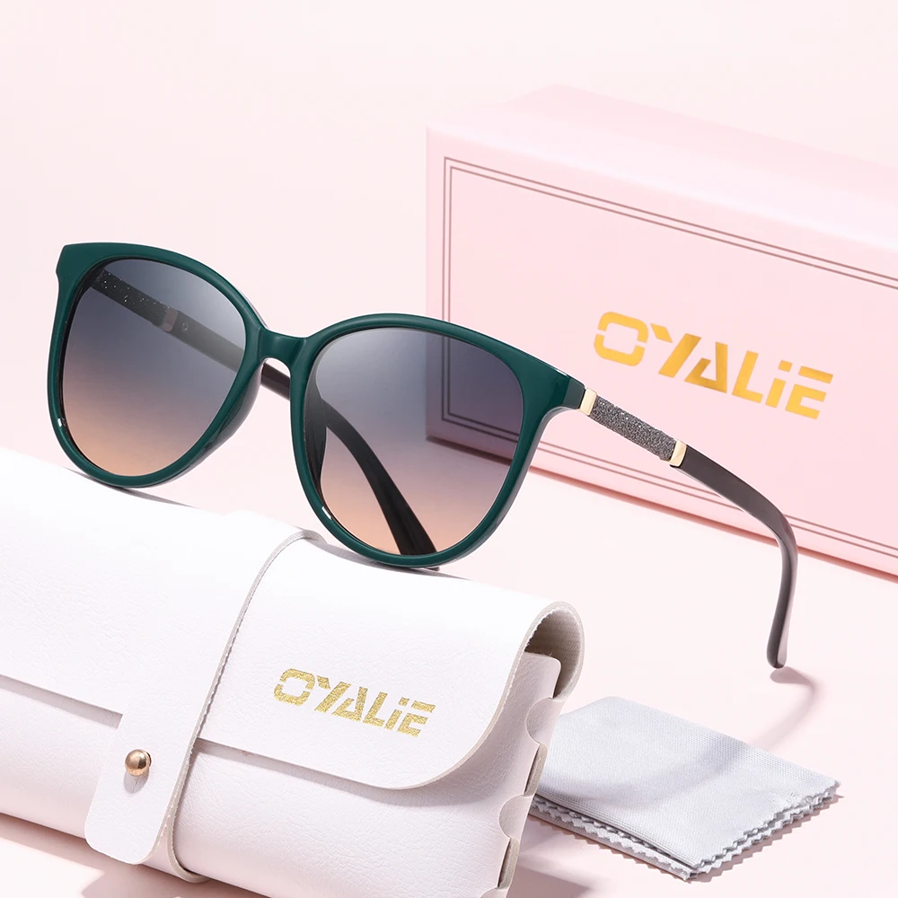 نظارات شمسية Oyalie العصرية الماسية المربعة على شكل عين القطة، عاطفية، عصرية، لافتة للنظر، بسيطة ورقيقة. مناسبة لأولئك الذين يشاركون في الحفلات، التاريخ، التسوق، وما إلى ذلك، ملابس عصرية متطابقة، تظهر نمطًا رائعًا.