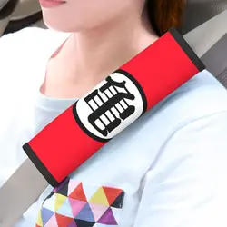 Custom Turtle Hermit Symbol Seat Belt Cover Pad 2 PCS Cartoon Anime Goku Auto Seatbelt Shoulder Strap Cover