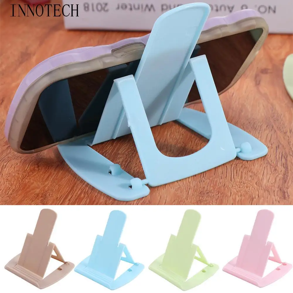 

Пластиковый складной настольный держатель для телефона, складная многофункциональная подставка для мобильного планшета, регулируемый настольный декор, кронштейн для мобильного телефона