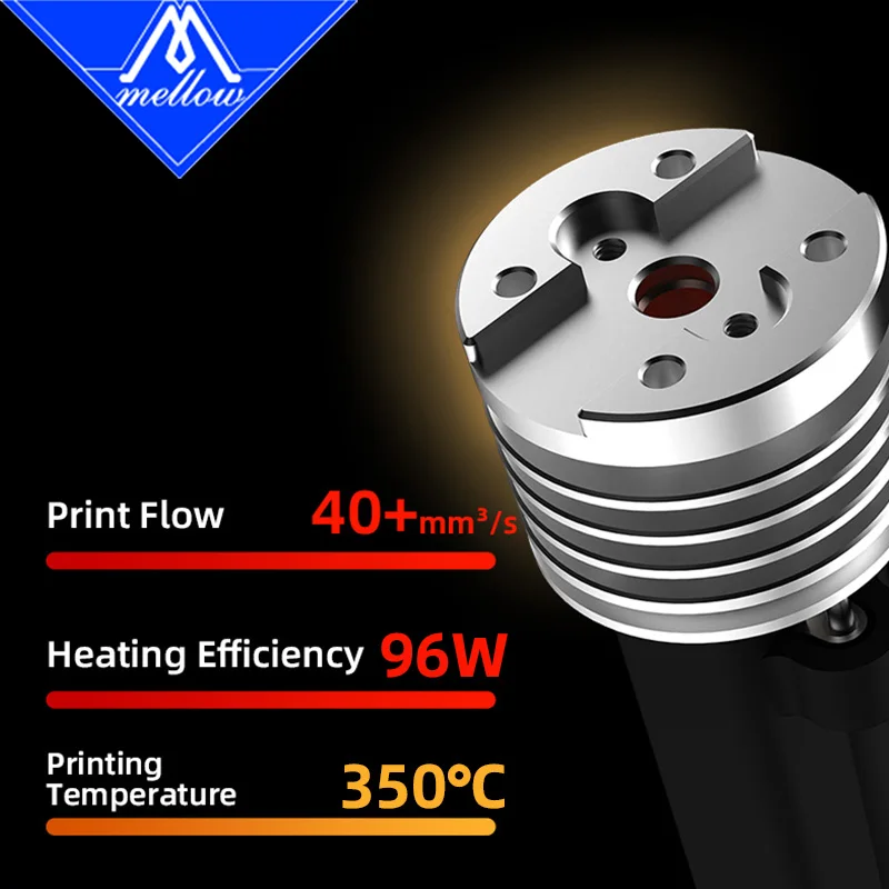 يانع ارتفاع تدفق FluxHeat V6 ALPS Hotend الذكية التسوية فوهة التحقيق ل Voron Blv Vzbot Hevort لتقوم بها بنفسك طابعة ثلاثية الأبعاد استبدال اللمس ثلاثية الأبعاد