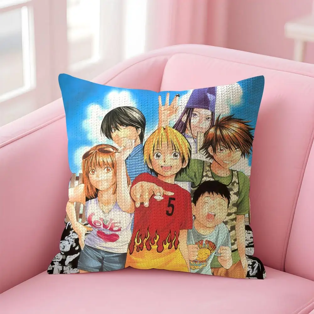 Anime H-Hikaru No Go Cushion Cover Decorative Linen Throw Pillow Case Soft For Bed Sofa Car Home Decor