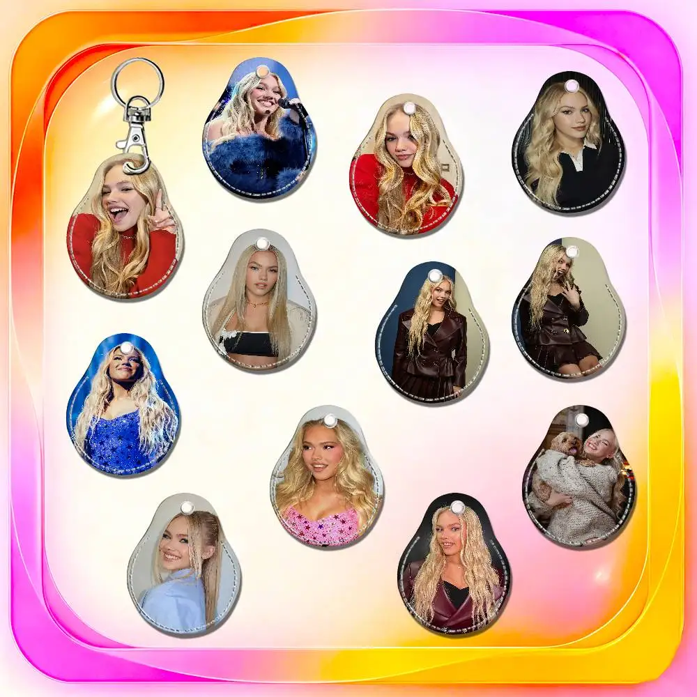 For Freya Skye For AirTag Case Card Holder Keychain ID Credit Bank Access Badge For Air Tag Case Shell
