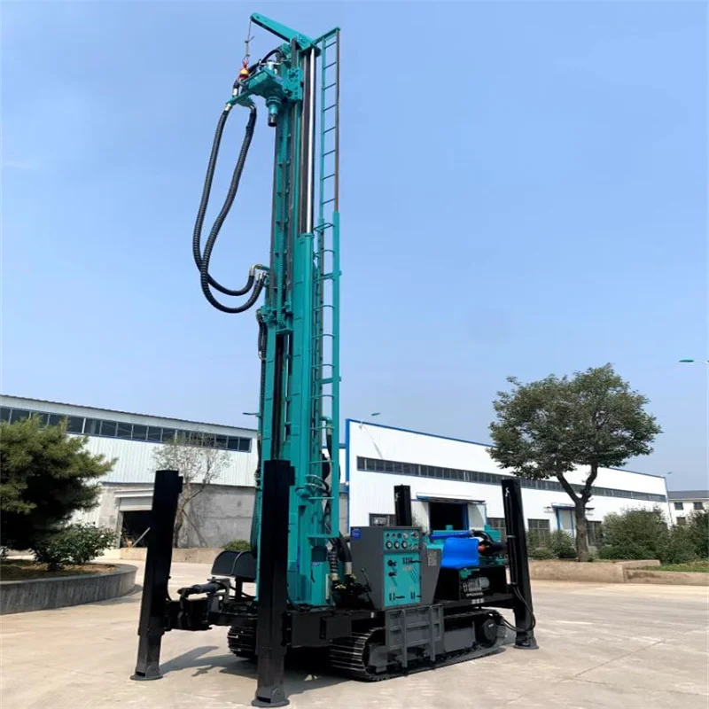 YG Crawler Mounted DTH Drilling Rig Machine 200m Diesel Engine Water Well Drilling Rig Borehole Machine Air Drilling for Mexico