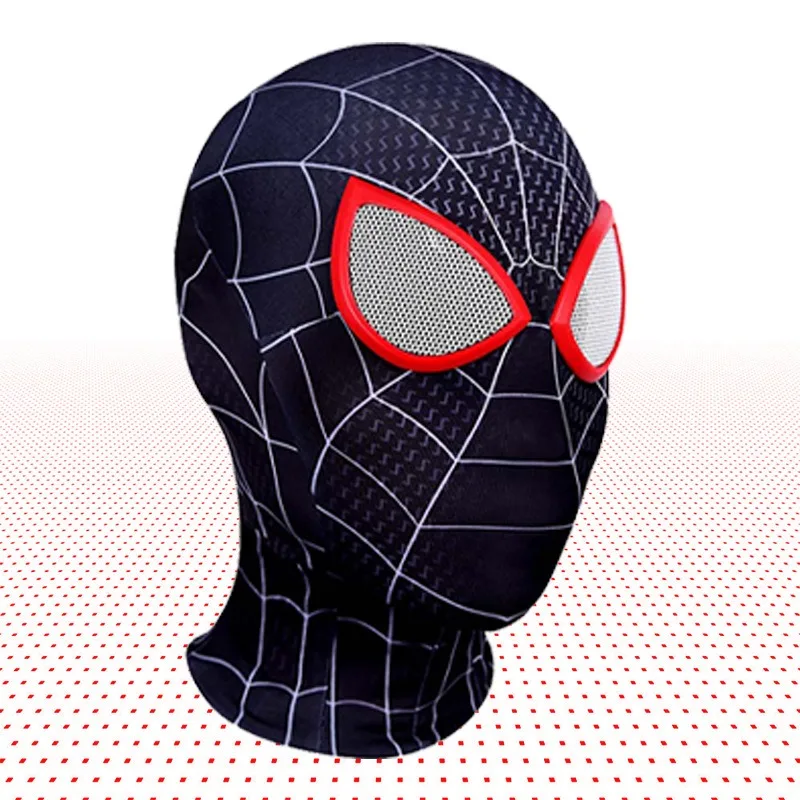 Spiderman Mask Superhero Miles Morales Peter Parker Spider Man Cosplay Masks Helmet Halloween Costume Props for Men Boys Girls