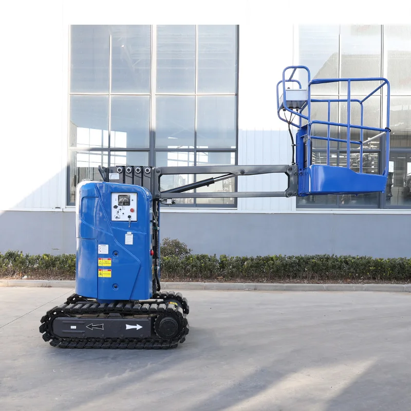 سارية عمودية سارية تلسكوبية محمولة ذاتية الدفع