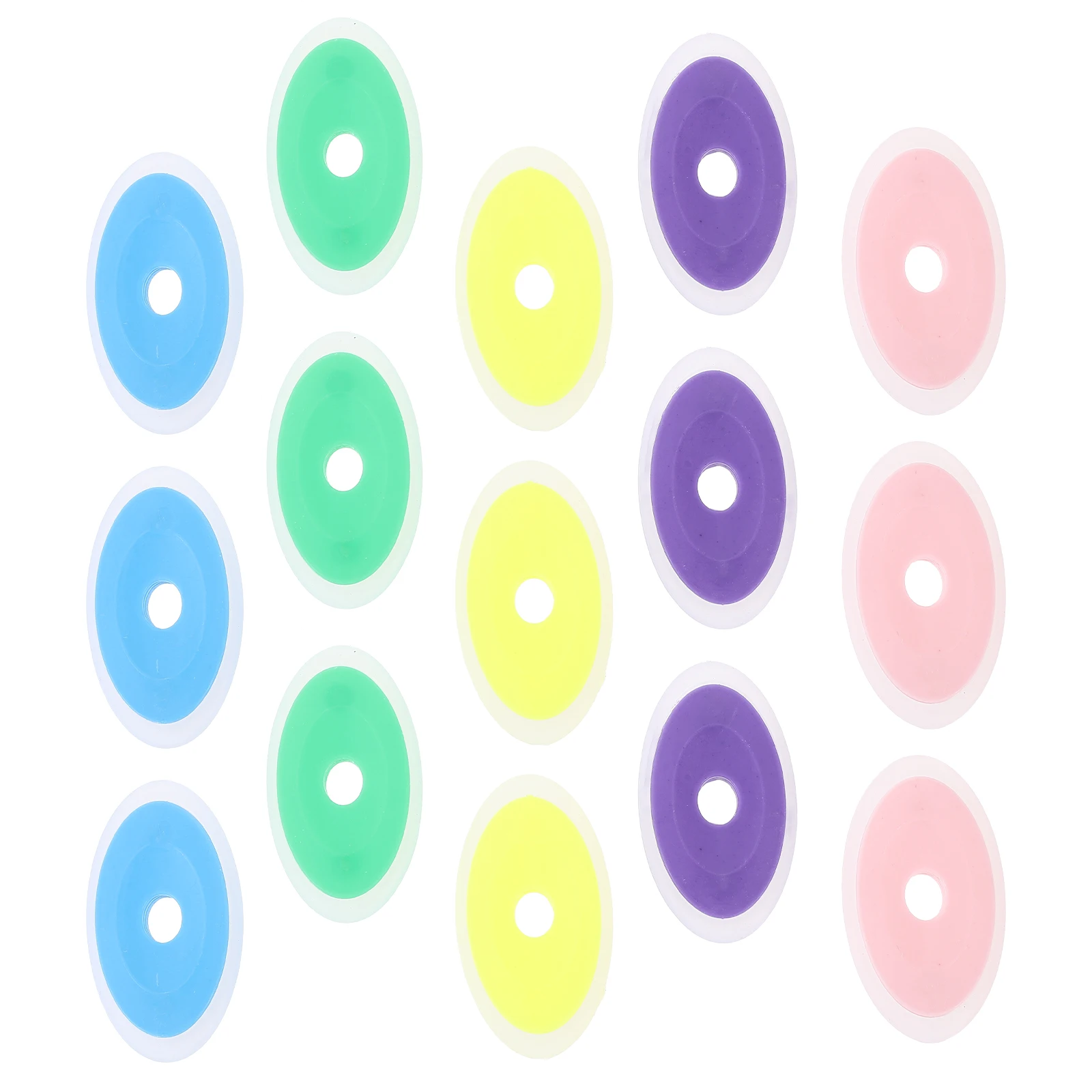 40 قطعة محايات القلم القابلة للمسح اللوازم المدرسية السائبة هلام القلم تصحيح البيضاوي على شكل المطاط القرطاسية اكسسوارات استخدام الطلاب