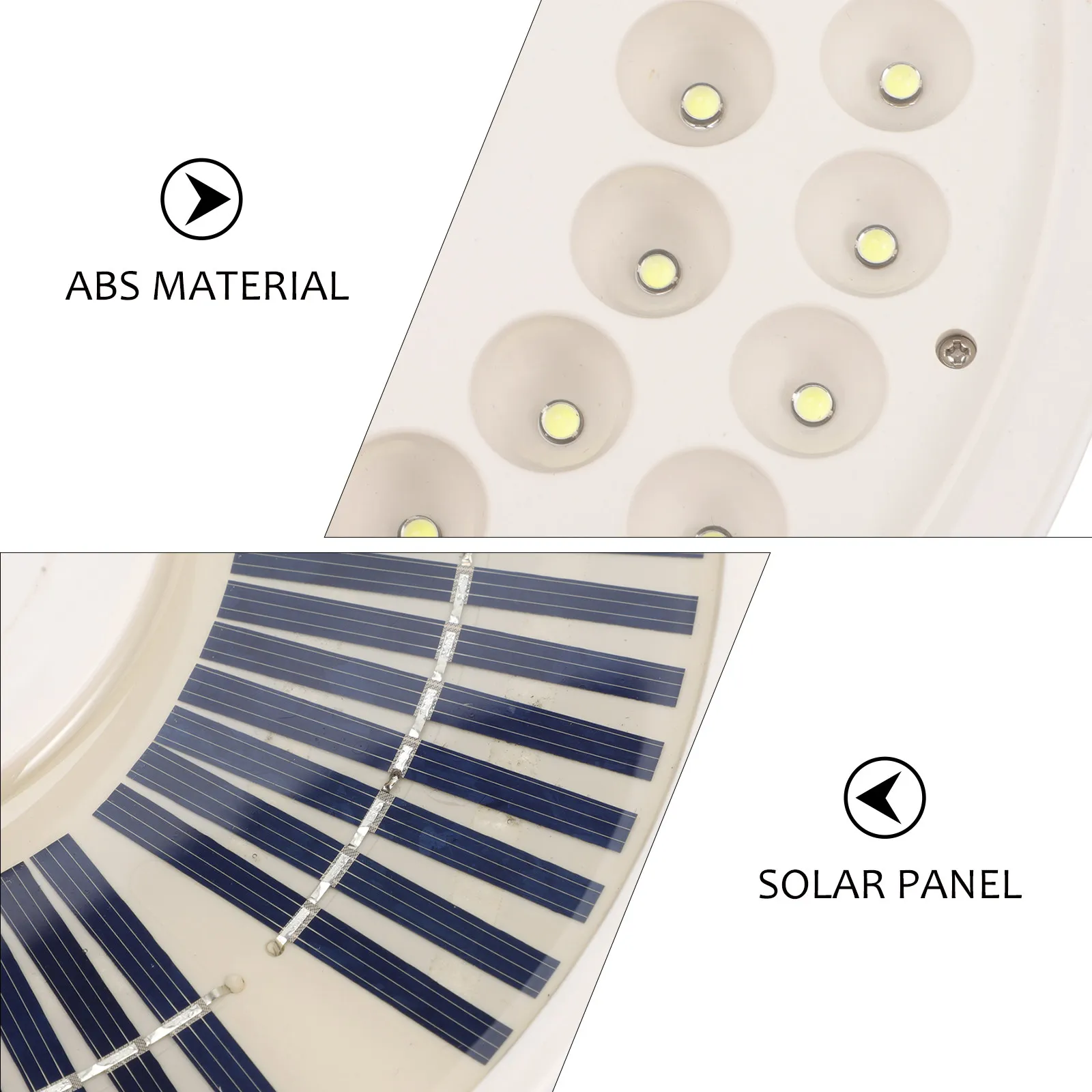 Solar Flag Pole Light with 48 LEDs, 3 Brightness Levels & 2500mAh Battery for Outdoor Flag Display