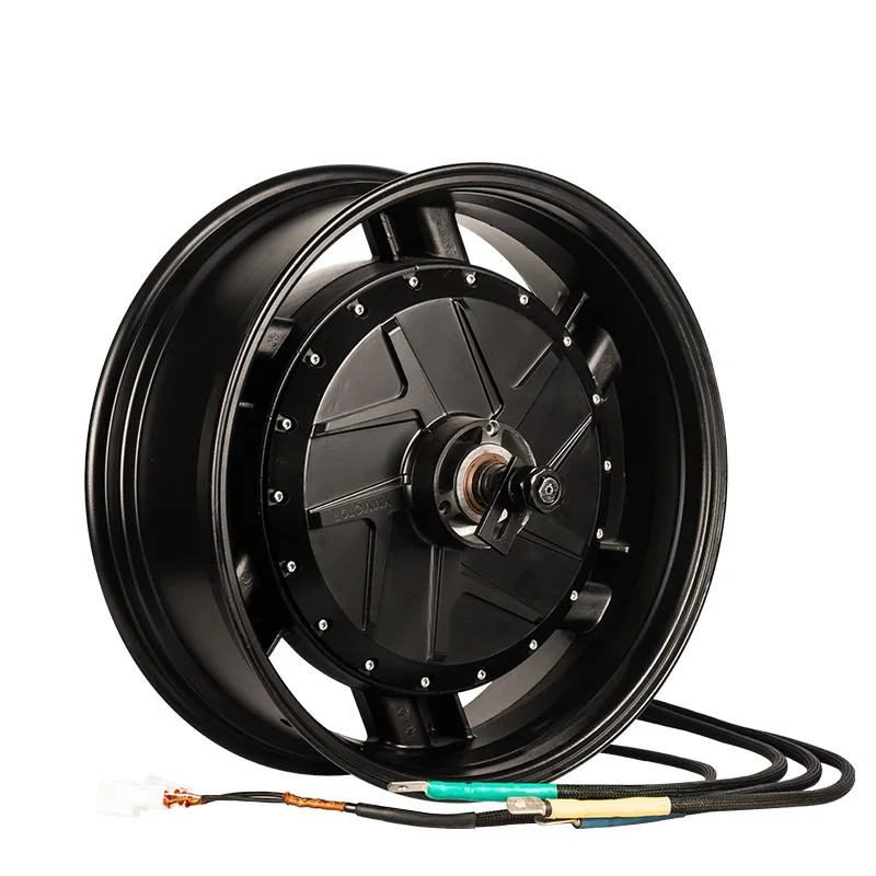 Ymmotor 17Inch 72V 8000W/10kw Bldc Wiel Naaf Motor Voor Elektrische Motorfiets Met Fardriver Controller