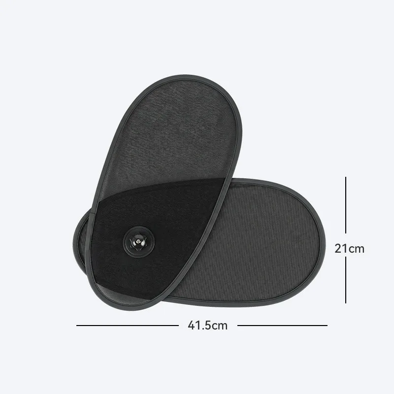 Car Side Window Sun Shade Rotatable Mesh Sun Visor UV Protection Anti Glare Privacy Curtain Universal Auto Window Shade