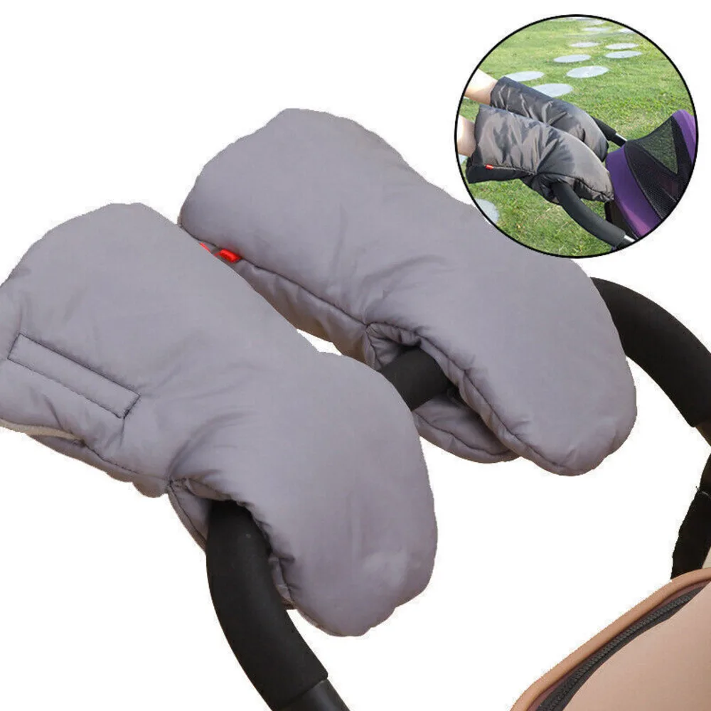 Baby Pram Stroller Warmer Gloves Pushchair By Hand Winter Muff Waterproof