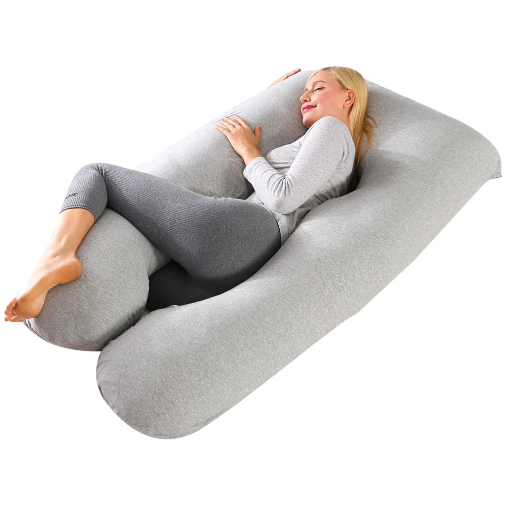 Worldwide Best Popular Pillow U Shaped Pillow  With Cooling Cover Pregnant