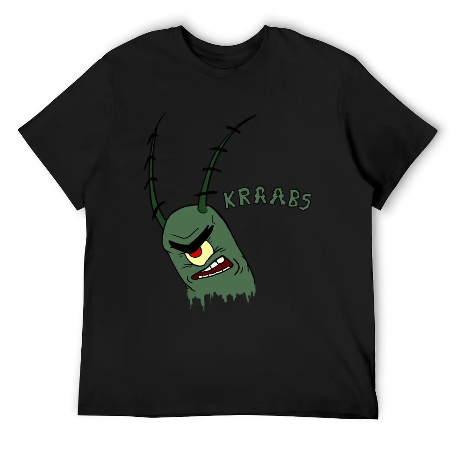 Plankton - Kraabs T-Shirt summer clothes sports fans shirts graphic tee korean fashion men clothings