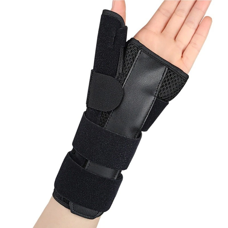 Wrist Brace with Thumb Spica Splints Adjustable Thumb Wrist Support for Sprains