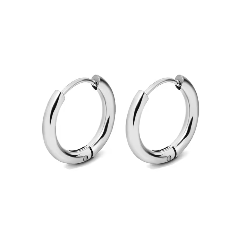 1 Pair Stainless Steel Hoop Earrings Women Men Gold Color Small Earrings Girl Jewelry Pendientes Mujer Aretes Cartilage Piercing - Image 7