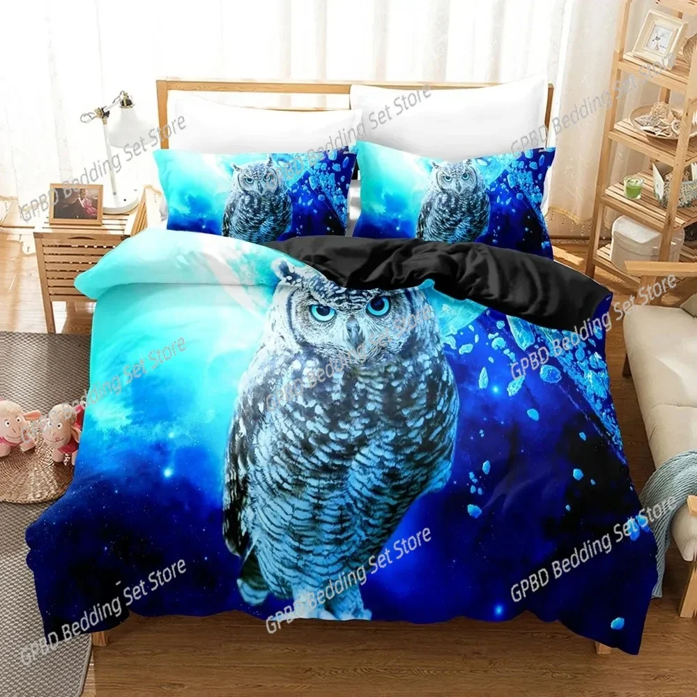 Cartoon Penguins Madagascar Bedding Set,Duvet Cover Bed Set Quilt Cover Pillowcase,King Queen Twin Size Boys Girls Adults