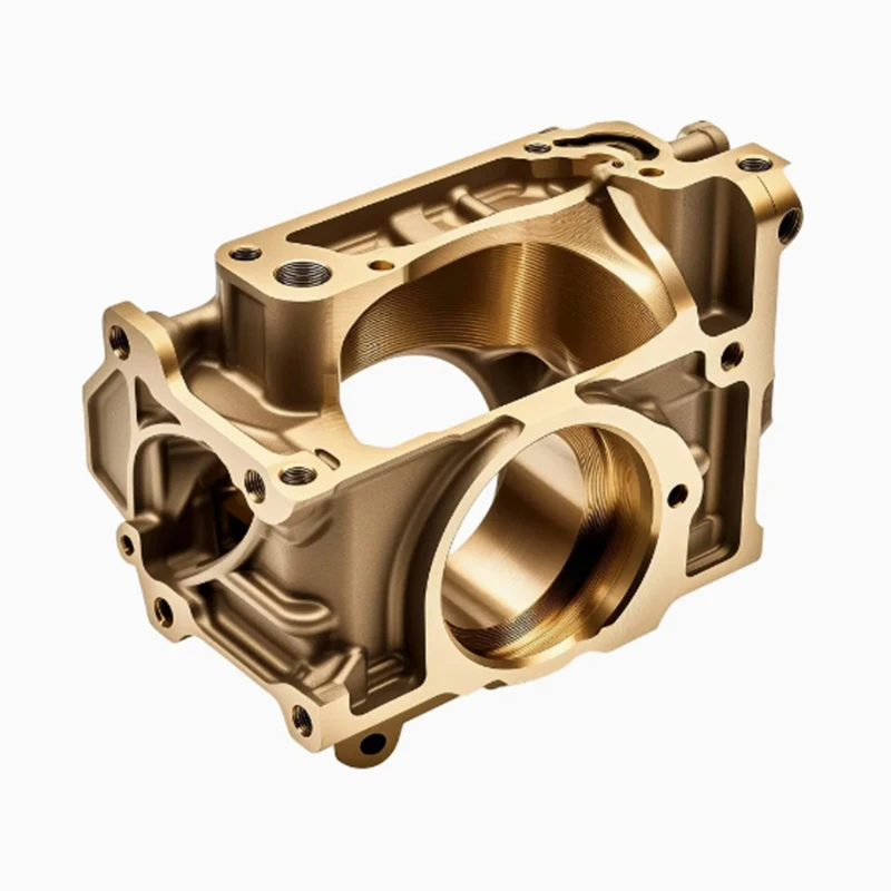Cnc Custom Machining Part Service Copper Alloy Precision Machined Mechanical Housing