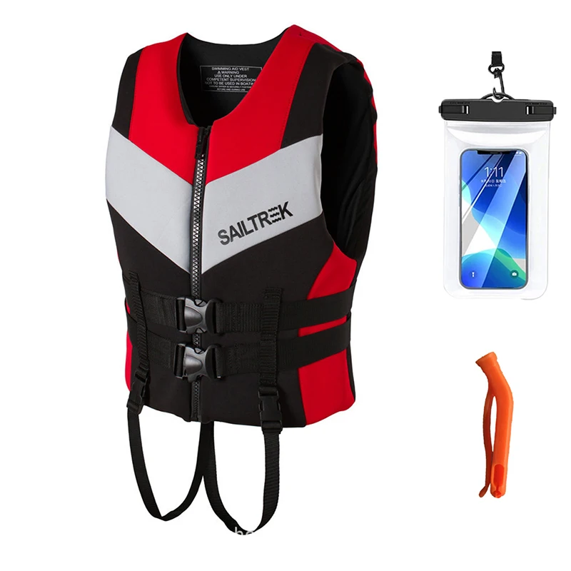 Life Vest Adults Surf Vest Kayak Wakeboard Motorboats Raft Rescue Boat Jet Ski Water Sports Swimming Drifting Rescue Neoprene