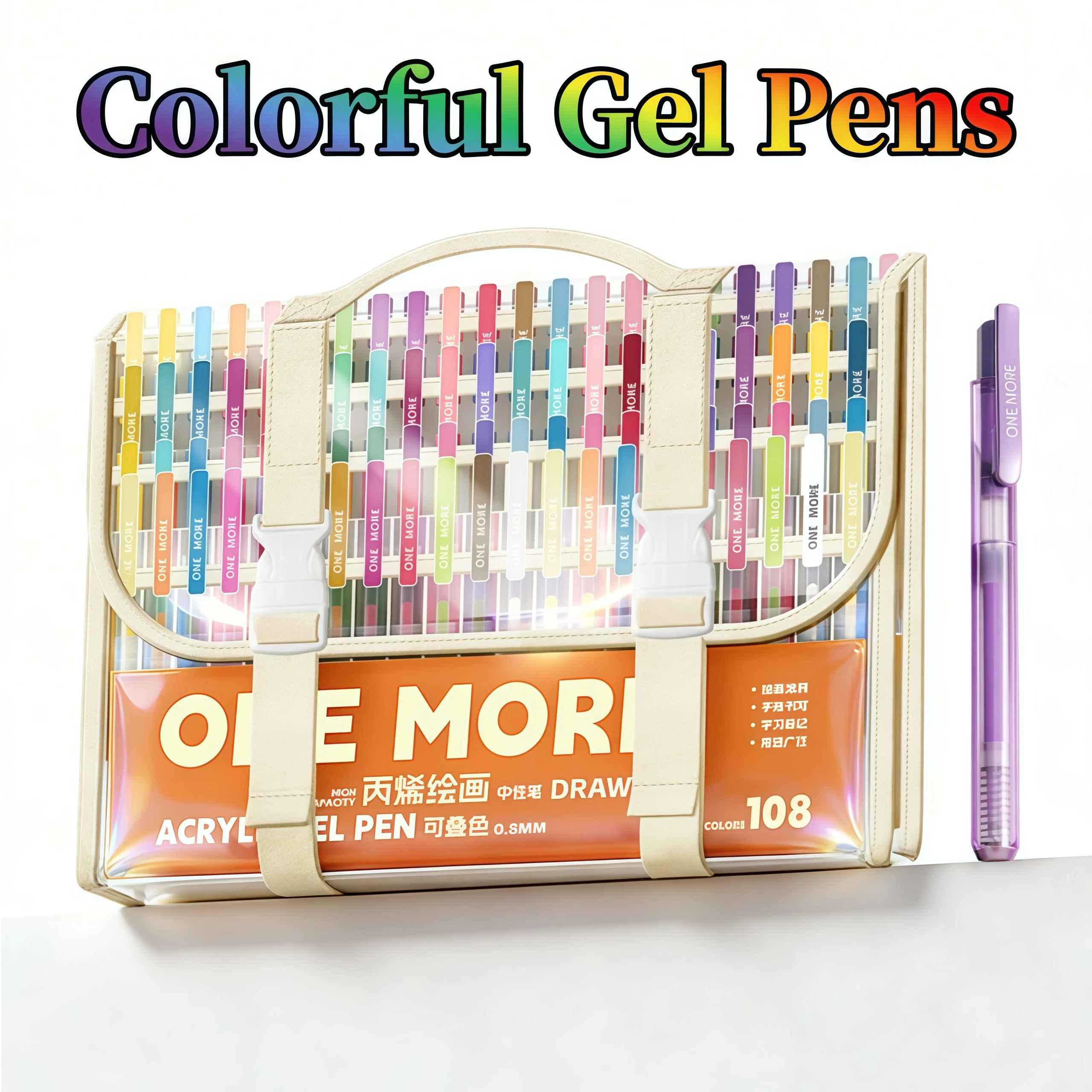 6/36/48/72/108 Colors Of One Set Drawing Handbook Pens Student DIY Graffiti Multi-Color Gel Pen Writing Marker Stationery