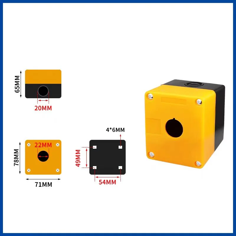 Variant: 1 Hole Yellow