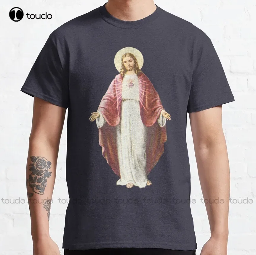 Jesus Classic Prayer Mother Christ God Religion Religious Mary Jesus Virgin T-Shirt Mens Running Shirts Xs-5Xl Fashion Funny New