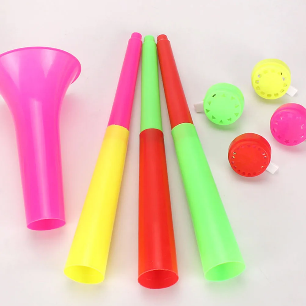 

2pcs Retractable Horn Football Toys Stadium Trumpets Party Noise Makers for Sporting Events Plastic Horn Toy 3-Section